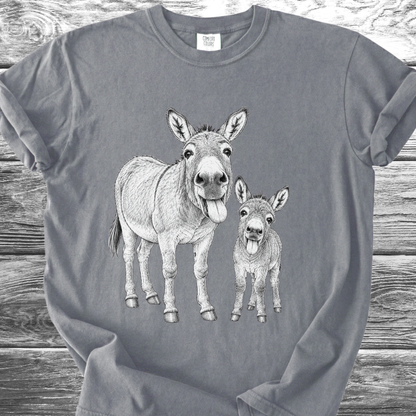 Mama & Baby Burro TShirt