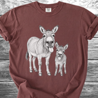 Mama & Baby Burro TShirt