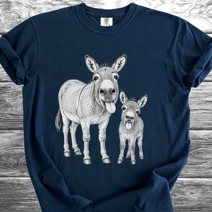 Mama & Baby Burro TShirt