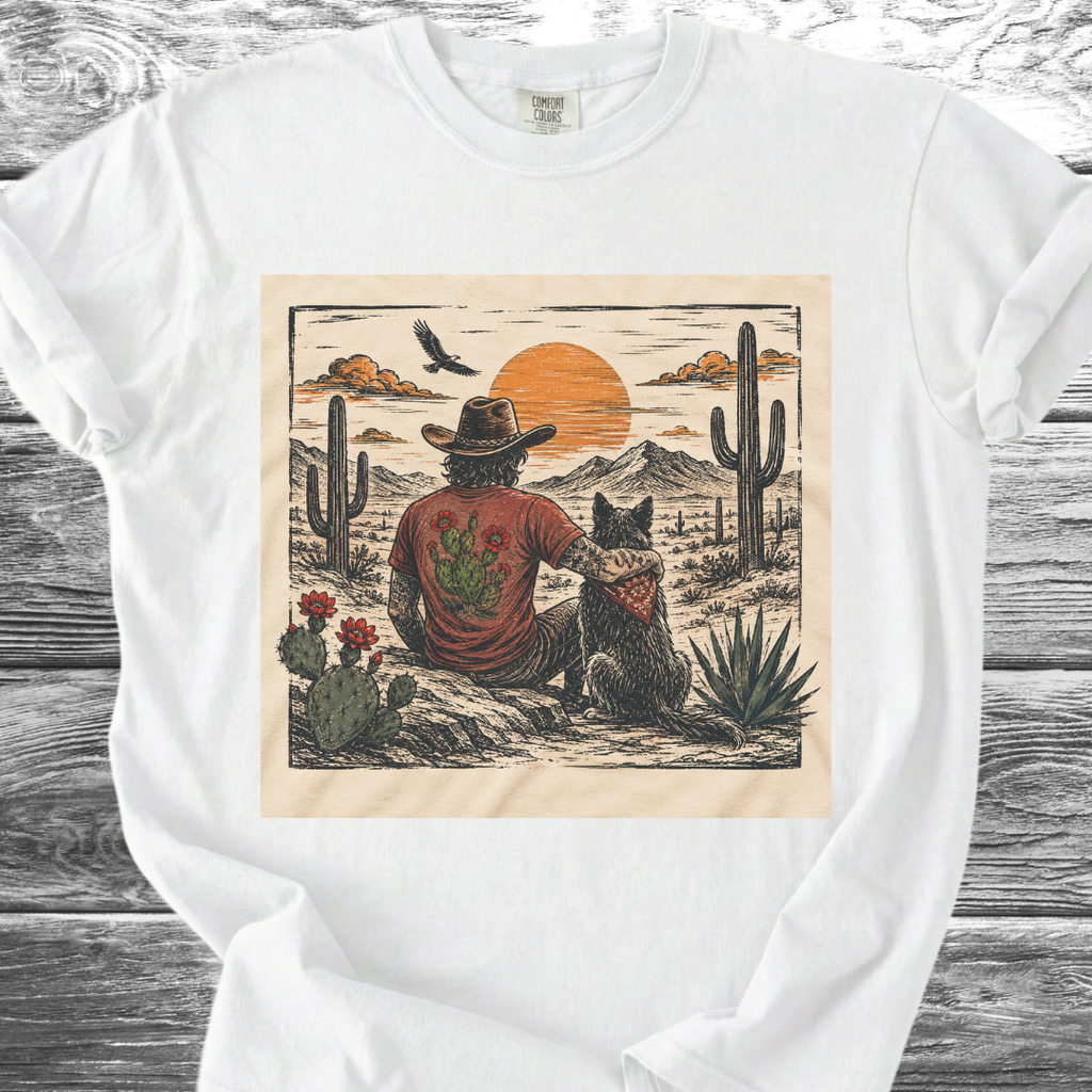 Desert Man & His Dog TShirt