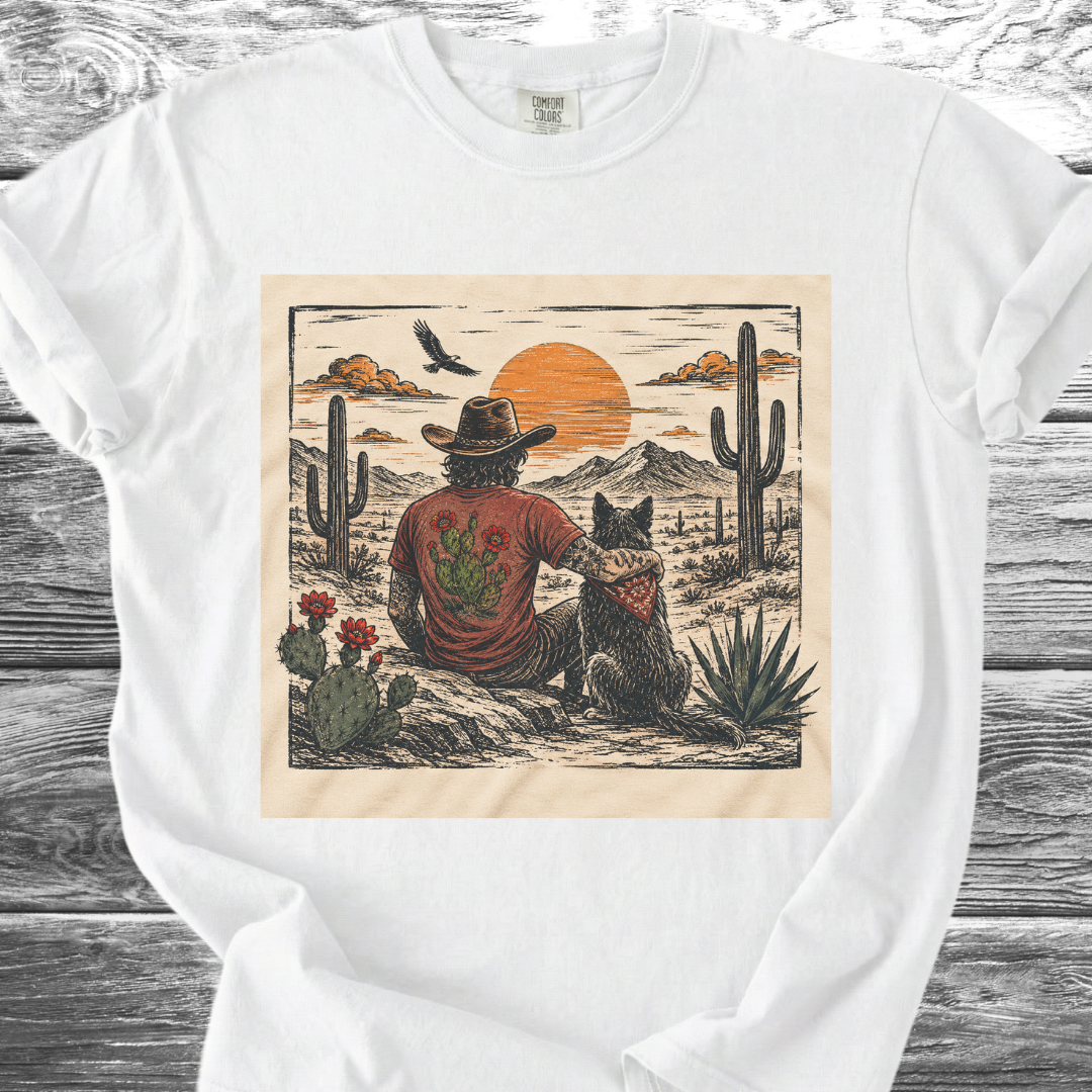 Desert Man & His Dog TShirt