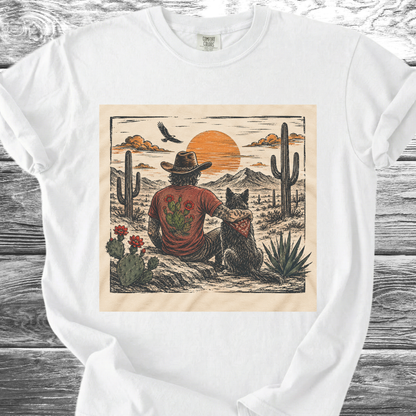 Desert Man & His Dog TShirt