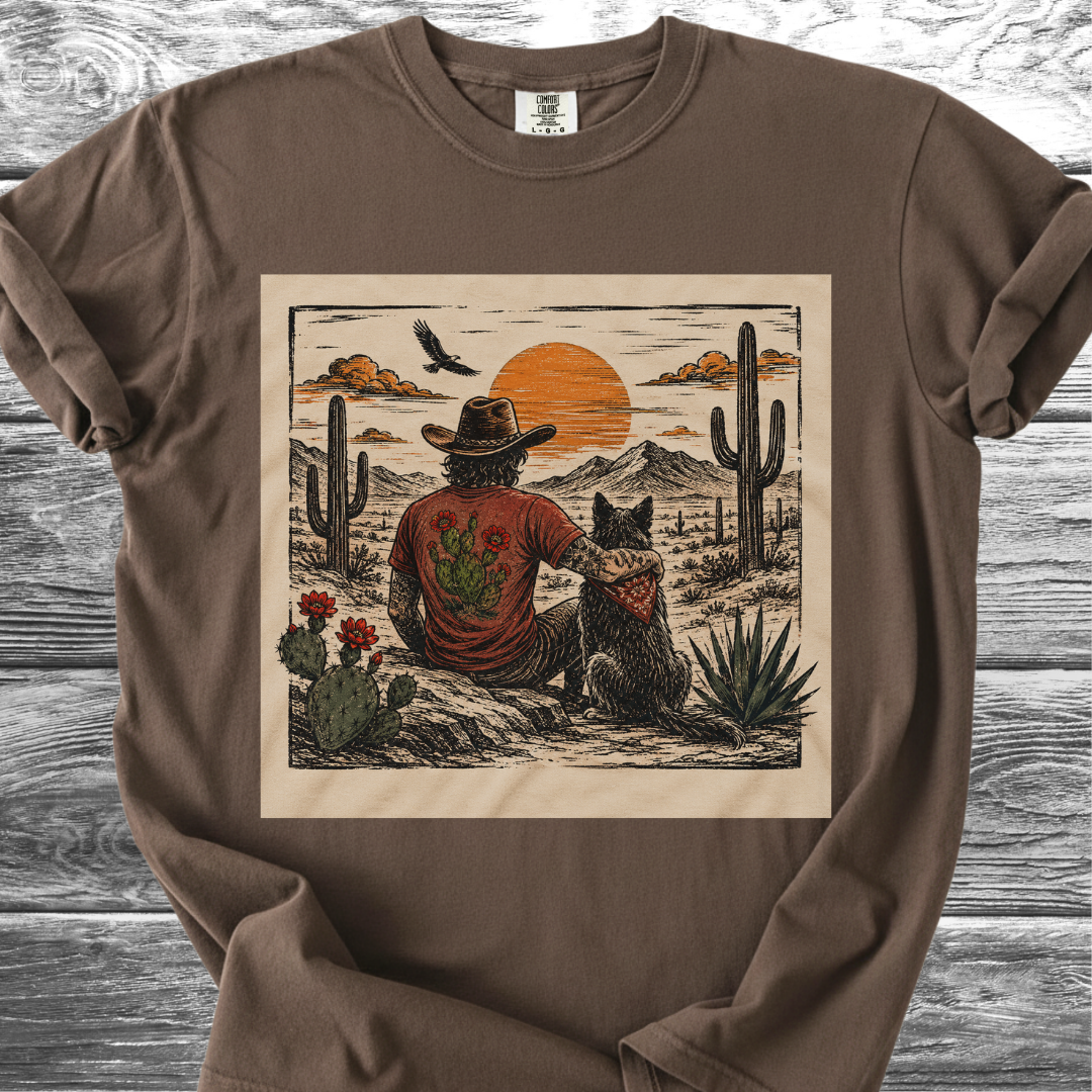 Desert Man & His Dog TShirt