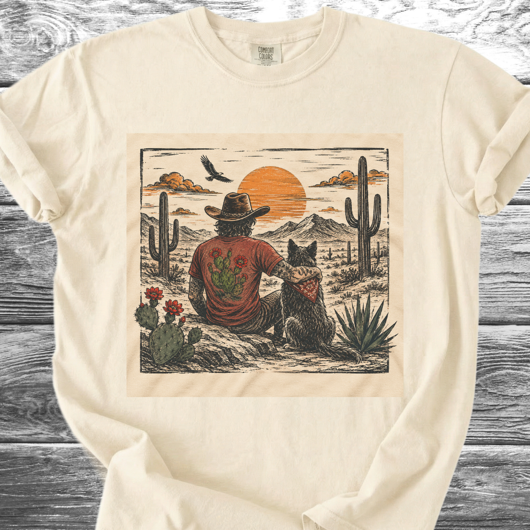 Desert Man & His Dog TShirt