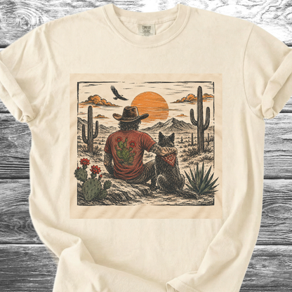Desert Man & His Dog TShirt