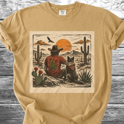 Desert Man & His Dog TShirt