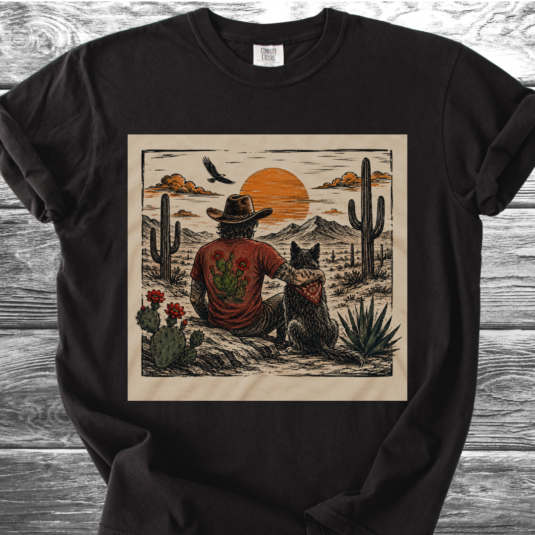 Desert Man & His Dog TShirt