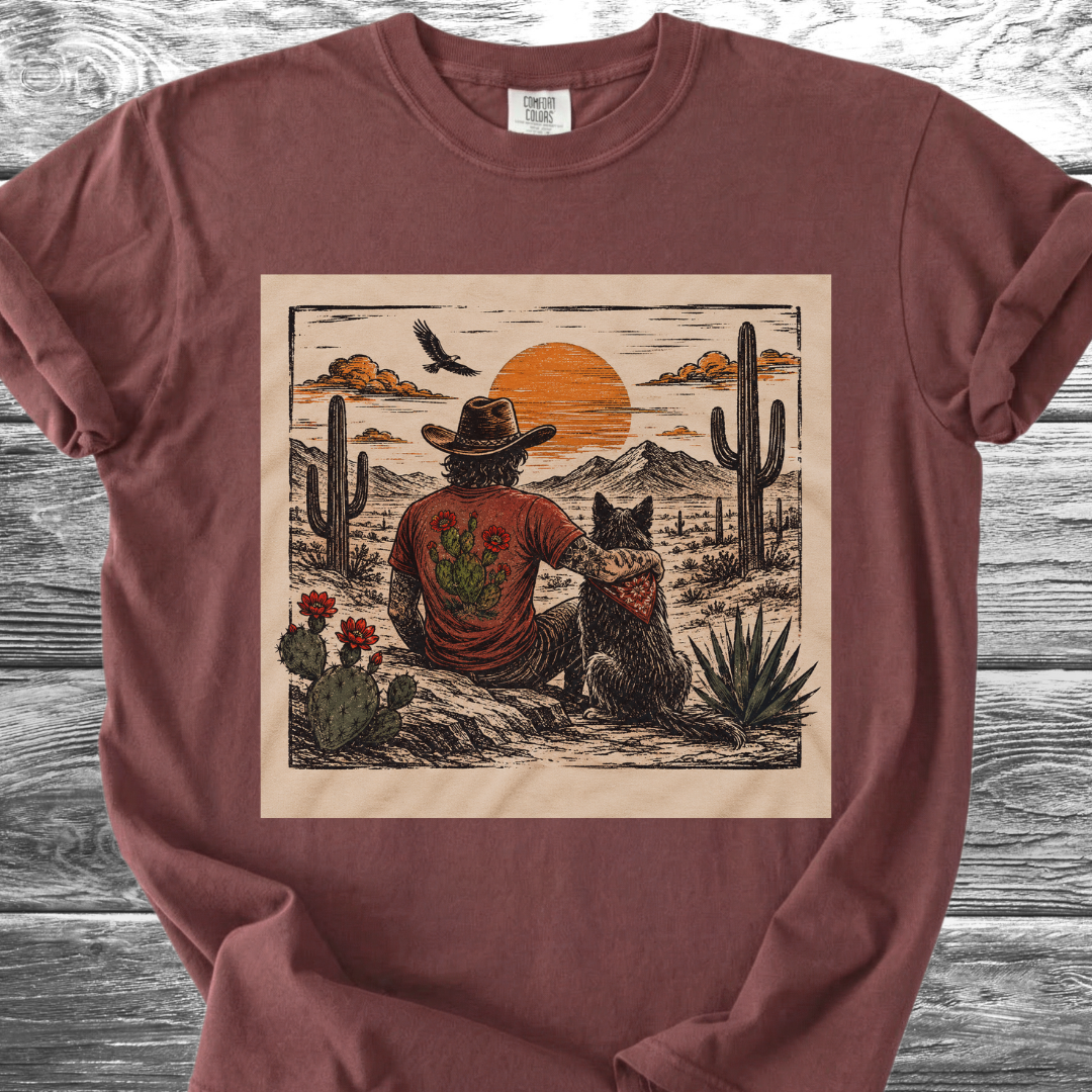 Desert Man & His Dog TShirt