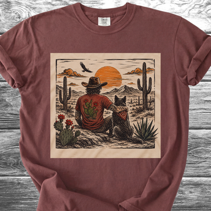 Desert Man & His Dog TShirt
