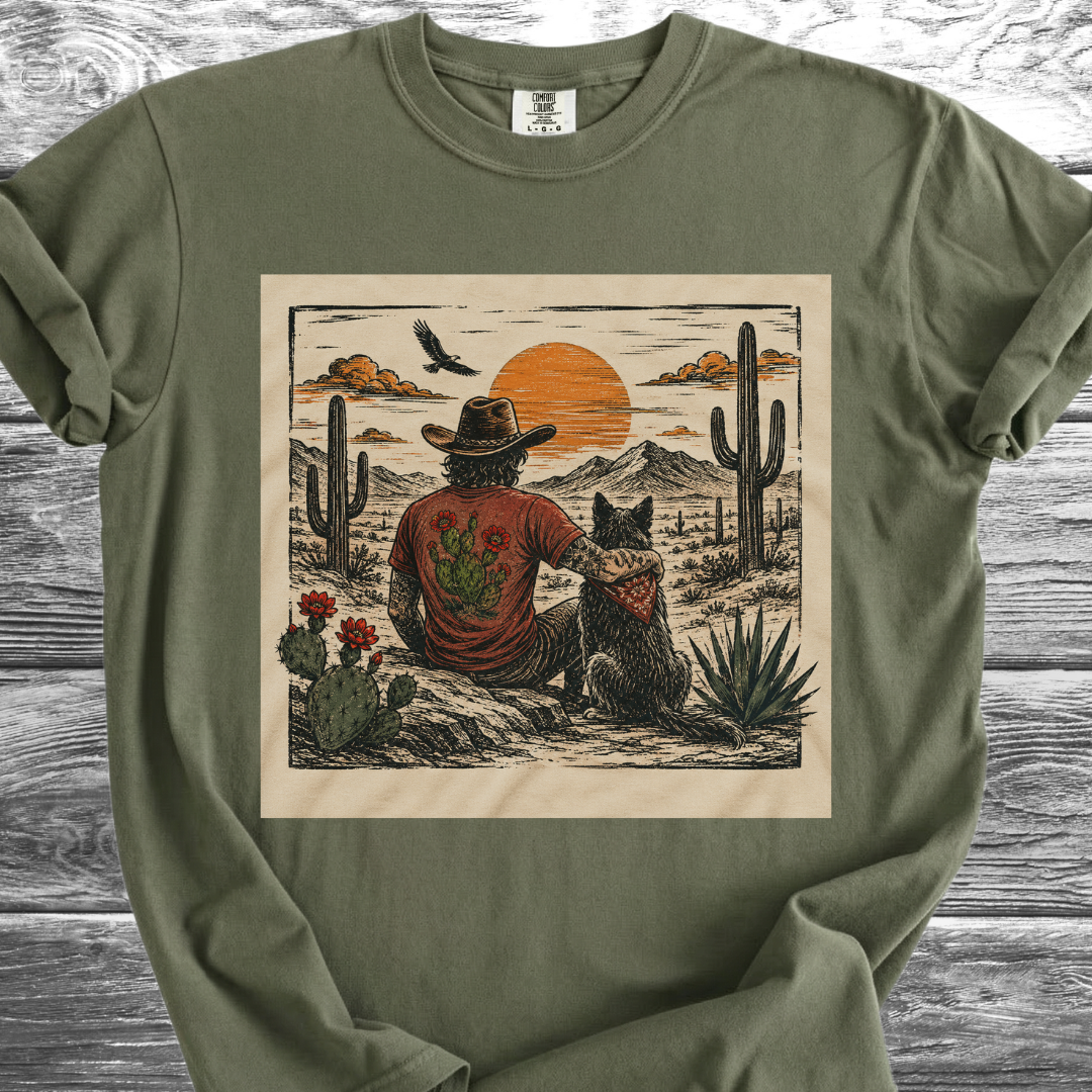 Desert Man & His Dog TShirt