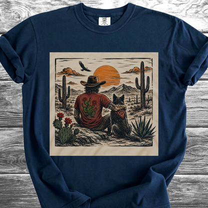 Desert Man & His Dog TShirt
