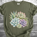 Watercolor Succulents TShirt