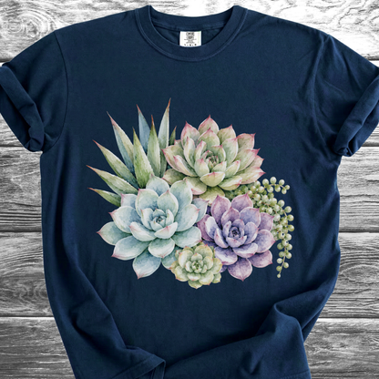 Watercolor Succulents TShirt