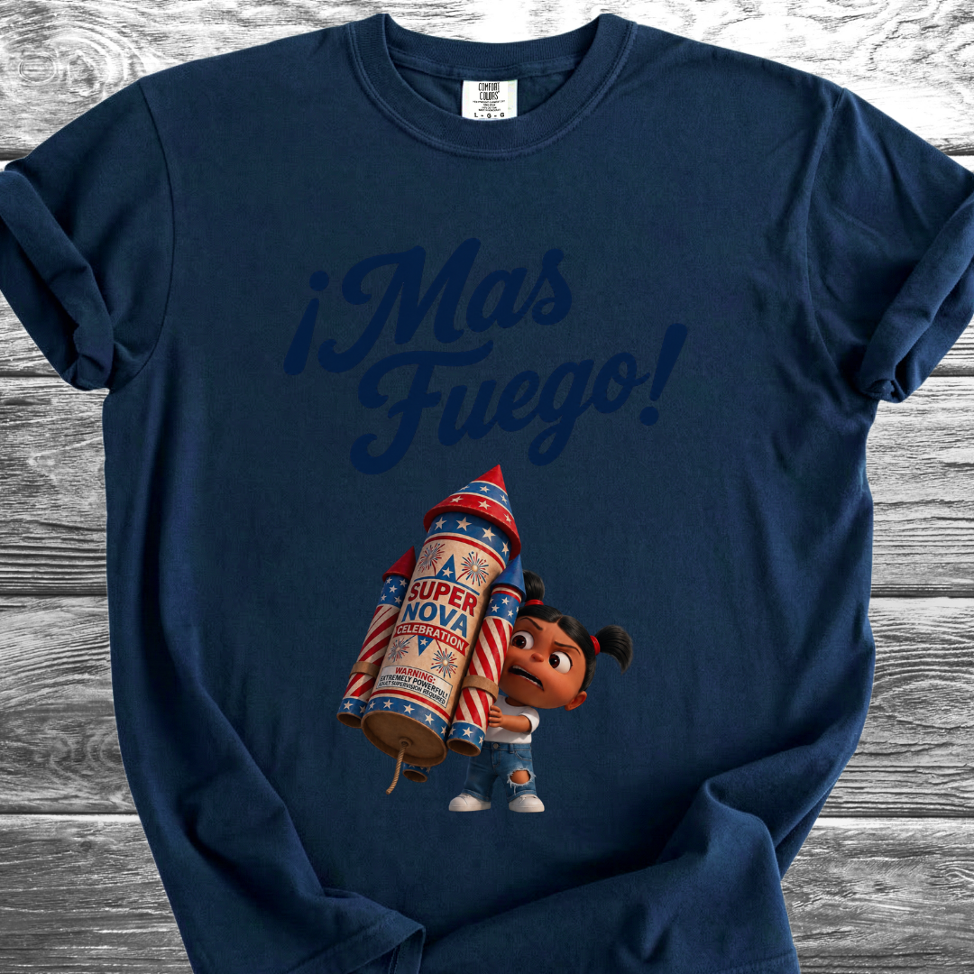 Mas Fuego Bebé 4th TShirt