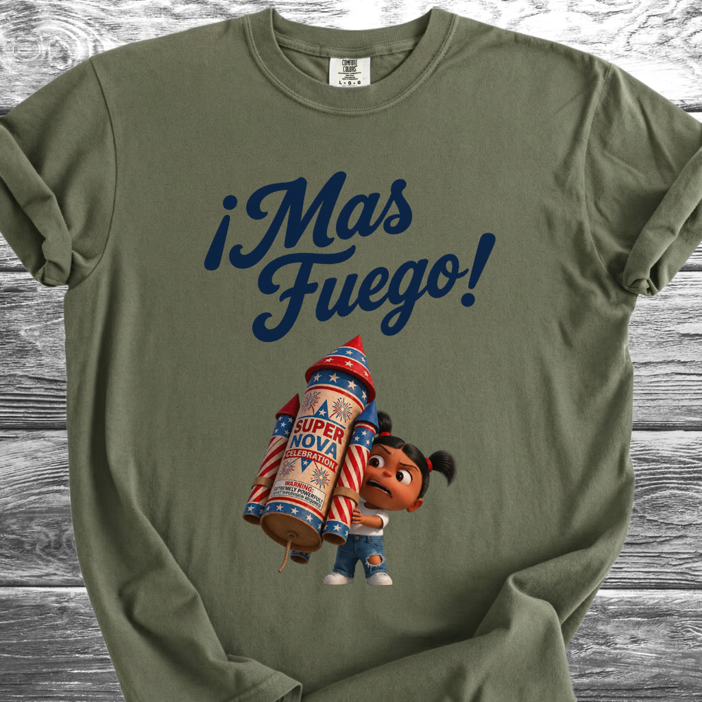 Mas Fuego Bebé 4th TShirt