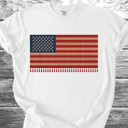 Red White & Blue Flag Serape 4th TShirt
