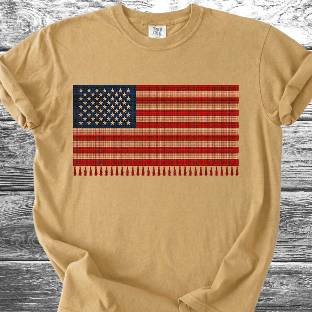 Red White & Blue Flag Serape 4th TShirt