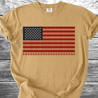 Red White & Blue Flag Serape 4th TShirt