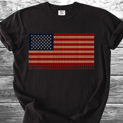 Red White & Blue Flag Serape 4th TShirt