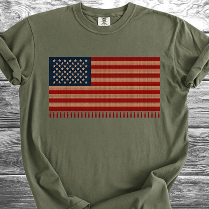 Red White & Blue Flag Serape 4th TShirt