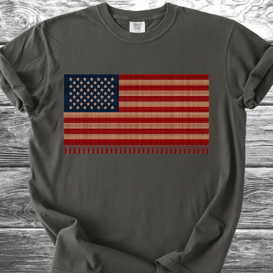 Red White & Blue Flag Serape 4th TShirt