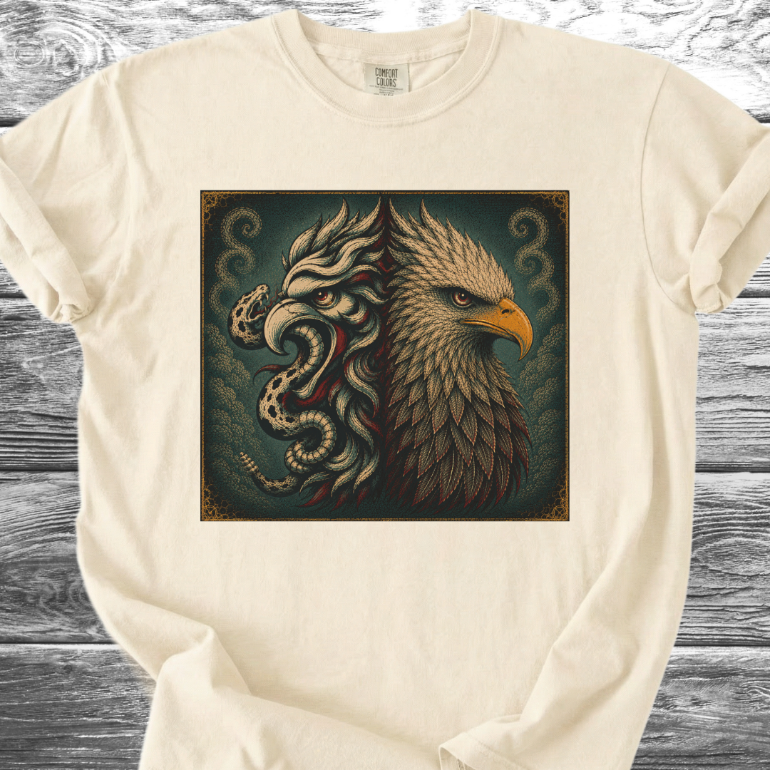 Mexican American Eagles No Text 4th TShirt
