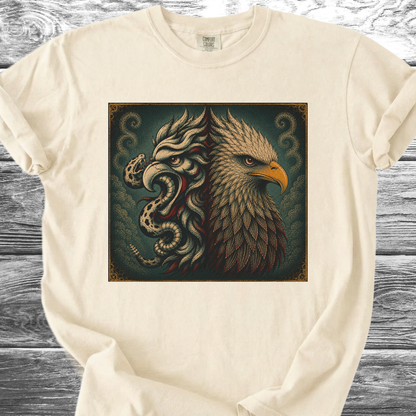 Mexican American Eagles No Text 4th TShirt