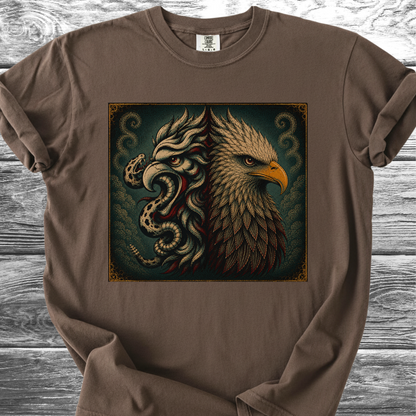 Mexican American Eagles No Text 4th TShirt