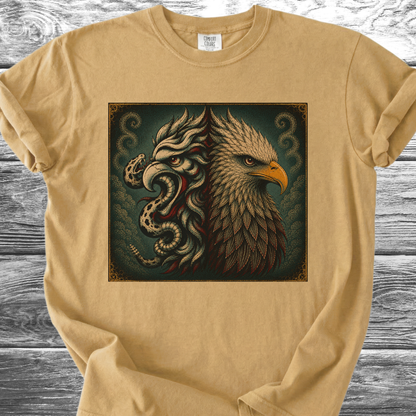Mexican American Eagles No Text 4th TShirt