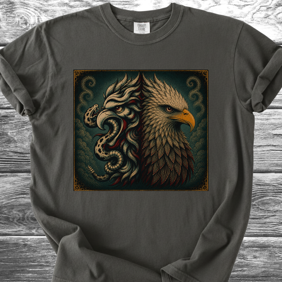 Mexican American Eagles No Text 4th TShirt