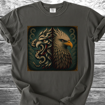 Mexican American Eagles No Text 4th TShirt