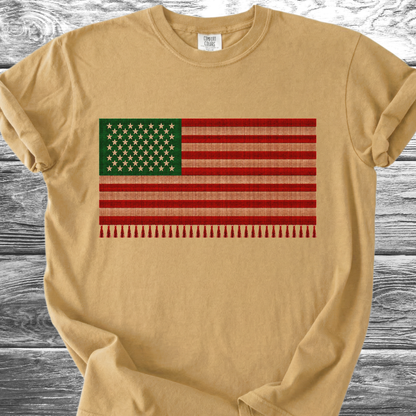 Red White & Green Serape Flag 4th TShirt