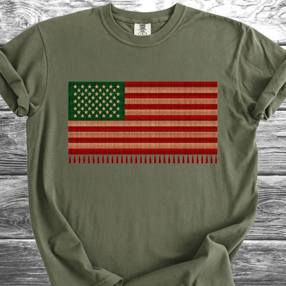 Red White & Green Serape Flag 4th TShirt