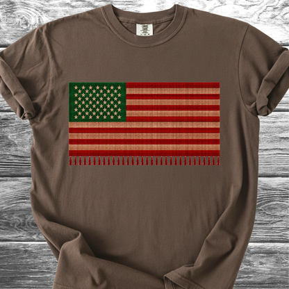 Red White & Green Serape Flag 4th TShirt