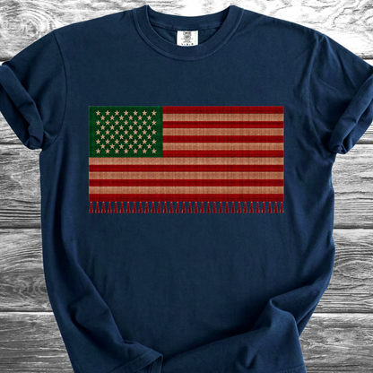 Red White & Green Serape Flag 4th TShirt