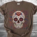 Sugar Skull 4th of July TShirt