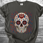 Sugar Skull 4th of July TShirt