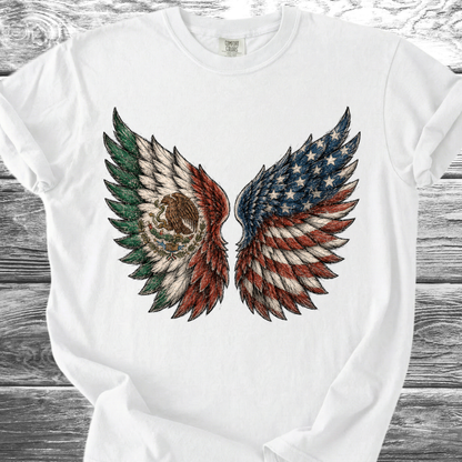 Mexican American Wings 4th TShirt