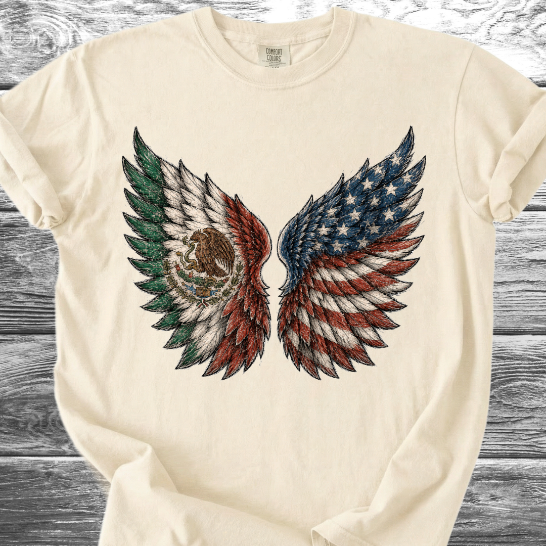 Mexican American Wings 4th TShirt