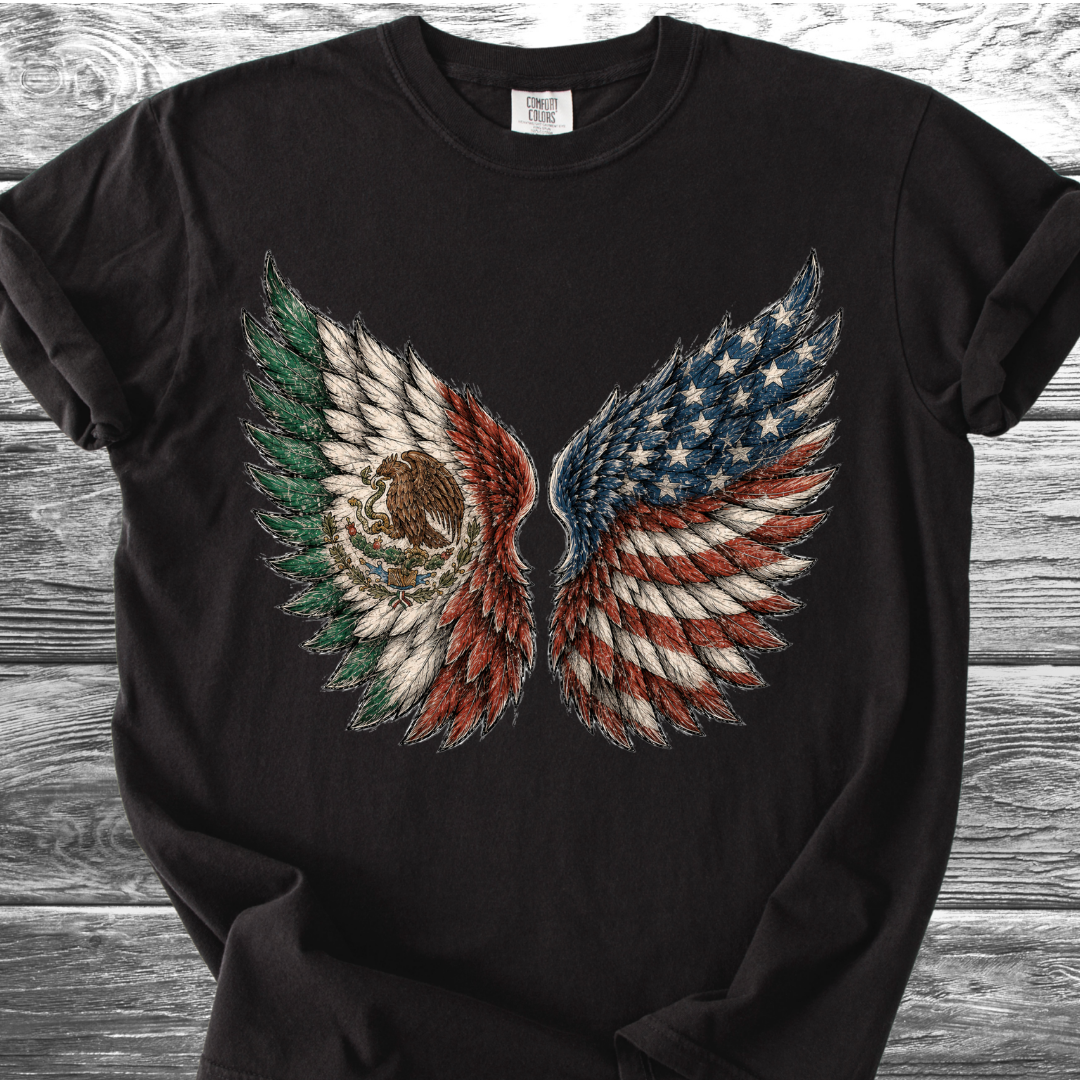 Mexican American Wings 4th TShirt
