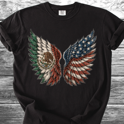 Mexican American Wings 4th TShirt