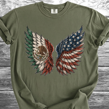 Mexican American Wings 4th TShirt