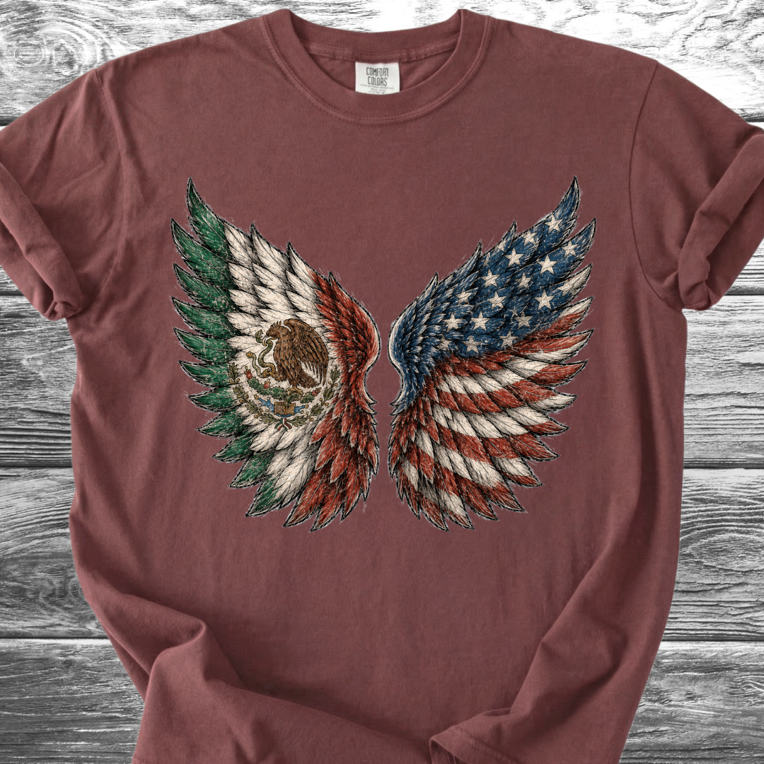 Mexican American Wings 4th TShirt