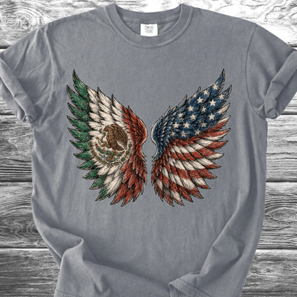 Mexican American Wings 4th TShirt