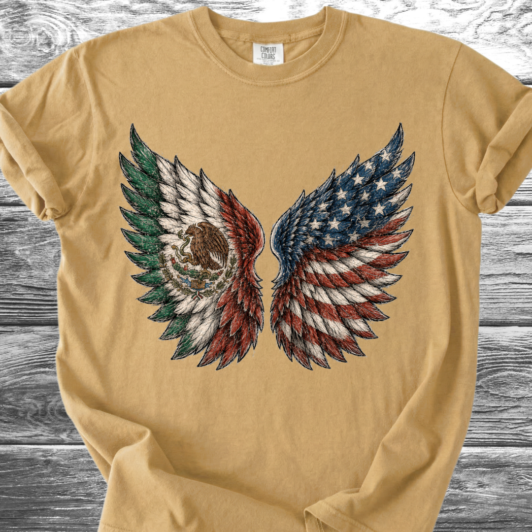 Mexican American Wings 4th TShirt