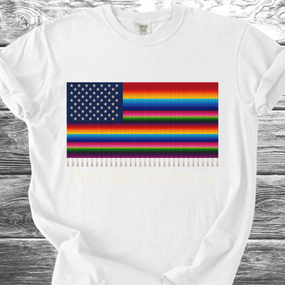 Colorful Serape Flag, Proud 4th TShirt