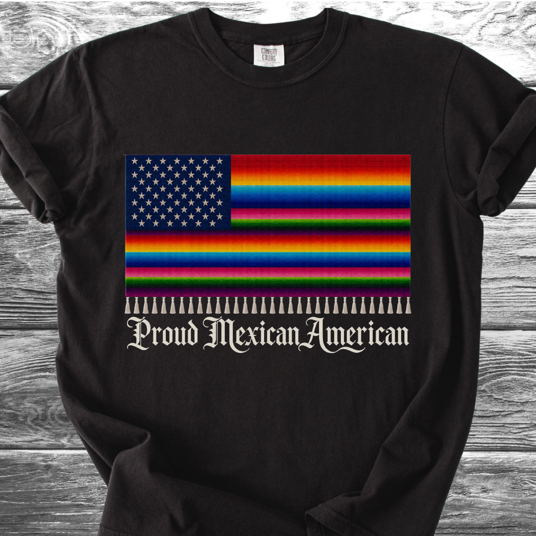 Colorful Serape Flag, Proud 4th TShirt