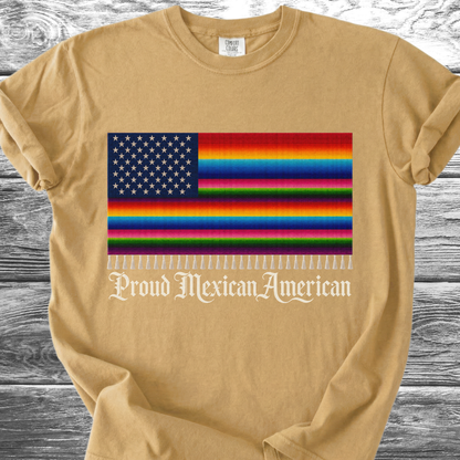 Colorful Serape Flag, Proud 4th TShirt