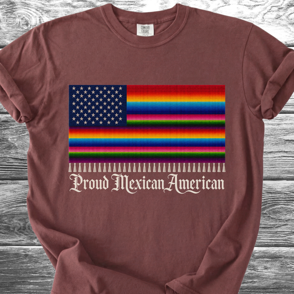 Colorful Serape Flag, Proud 4th TShirt