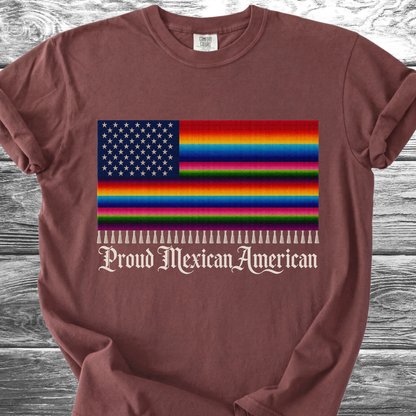 Colorful Serape Flag, Proud 4th TShirt